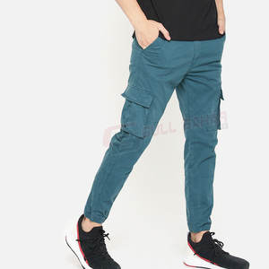 กางเกงคาร์โก้สวมใส่สบายสำหรับผู้ชายดีไซน์กระเป๋าหนา - Product Image 5