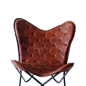 Современный стиль кожаная гостиная бабочка стул удобные сидения современная мебель Интерьер Декор Релаксация