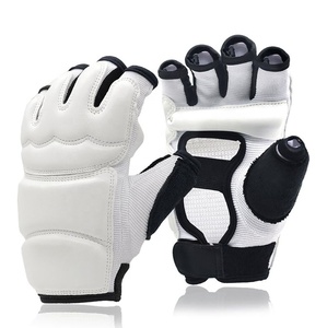 2024 haute qualité PU boxe MMA gants Durable officiel Premium Kickboxing Point Sparring combat ouvert paume gants - Product Image 4