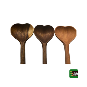 Utensilio de madera de bambú de cocina de Venta caliente, cuchara de corazón para mezclar, cuchara agitadora para hornear de mango largo (Elysia WA + 84789310321) - Product Image 4