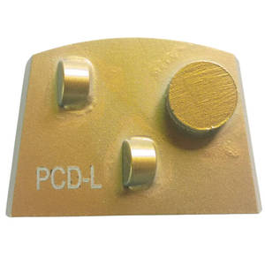 Giày Mài PCD cấp nhà thầu LAVINA với 2 đầu PCD nửa vòng và 1 nút kim cương tròn tương thích phù hợp với edco và onfloor - Product Image 1