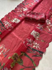 Designer indien dernier saree indien traditionnel exclusif Fancy Party Wear Festival Wear porter des vêtements de mariée très à la mode forte demande - Product Image 3