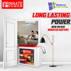 Banque d'alimentation Innate Power 12v 225AH C20 avec énergie solaire. Convertisseur solaire compatible, solution de coupure de courant, énergie résidentielle - Product Image 3