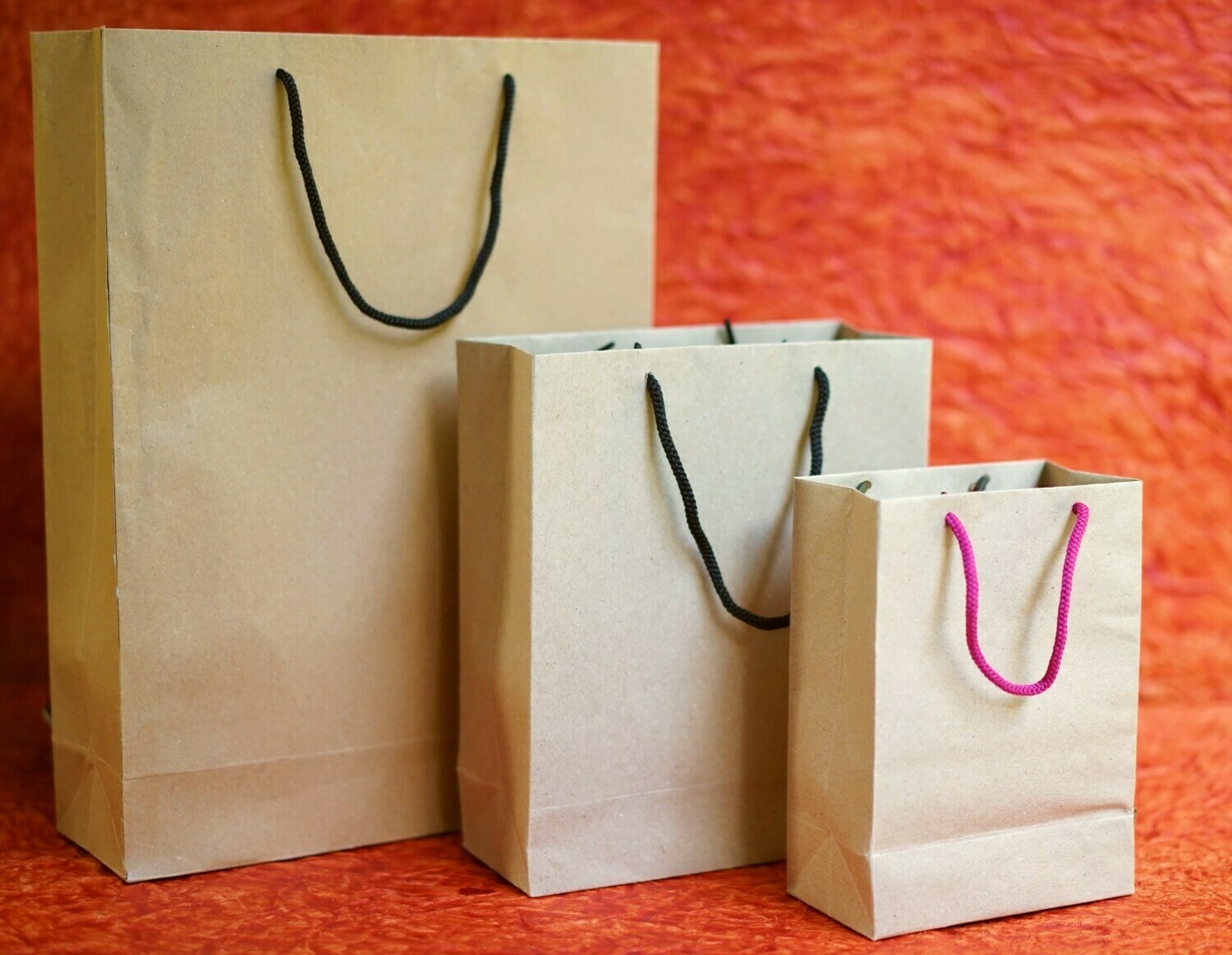Top Selling High Premium Quality Custom Print Brown Kraft Paper Bags Handmade Eco-friendly Food Packaging Custom Sizes Shopping