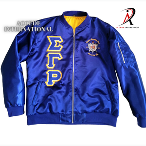 Nueva llegada Zeta Phi Beta lentejuelas mangas bombardero satén Chaquetas Mujer hermandad ropa Delta Digital lentejuelas chaqueta Divine 1920 - Product Image 3