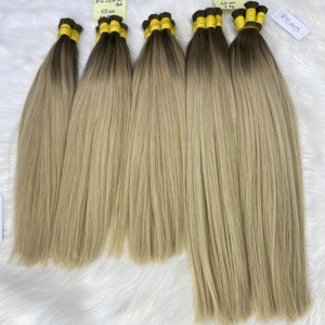 ผมต่อชาวเวียดนามบริสุทธิ์แบบ100% ผมตรงเรียบสำหรับผมสีออมเบร26-28นิ้ว - Product Image 1