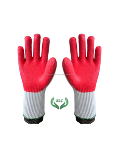 Gants en tricot de coton de qualité export, antistatiques, antidérapants, durables, respirants, longueur 27 cm, personnalisables - Product Image 1