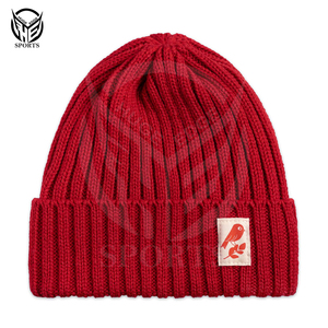 Gorro de invierno con logotipo personalizado, gorro de punto hecho a mano, gorro informal de invierno para adultos - Product Image 1