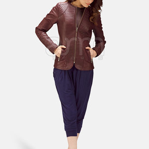 High Quality Women's Stylish <b>Leather</b> <b>Jacket</b> Unique Design Super Quality <b>Winter</b> <b>Jacket</b> For Women In Cheap Price - Product Image 4
