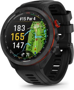 Orologio GPS da Golf con approccio S70 (nero, 47mm) | Smartwatch Premium con Display AMOLED, caddy virtuale e distanza simile a un gioco - Product Image 1