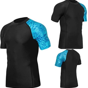 Nouveauté Protège-éruptions cutanées à manches courtes pour hommes avec séchage rapide et confort extensible et protection UV pour les sports d'extérieur - Product Image 6