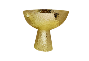 อุปกรณ์รับประทานอาหารชามอลูมิเนียมสำหรับเสิร์ฟสลัดชามผลไม้สีทองและจานเสิร์ฟ - Product Image 6