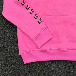 Sweats à capuche personnalisés à imprimé bouffant Sweats à capuche unisexes à broderie 3D Sweats à capuche personnalisés à impression de coton épais - Product Image 3