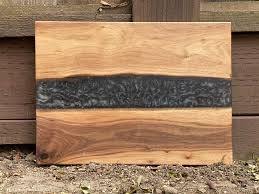 Top Selling <b>Large</b> Rectangular Handmade Butcher Wood Chopping Block Nautical Resin Charcuterie Home Decoration New Year <b>Gifts</b> - Product Image 2