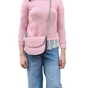 Sac à bandoulière chic en cuir recyclé pour femme, style bohème, fermeture éclair, durable, écologique, printemps, été, automne, hiver - Product Image 1