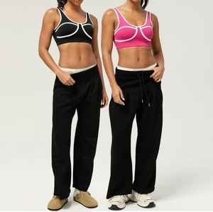 Logotipo personalizado 2 PCS Tummy Control Sportswear Set Seamless Cross Back Yoga Tops Scrunch Butt Workout Leggings para mujeres - Product Image 1