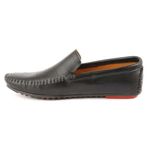 Chaussures mocassins pour homme Chase Value (0003)-Cuir artificiel noir - Product Image 5