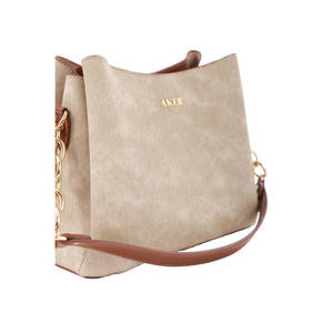 กระเป๋าหนัง AKIER Seasonal Mink Floater สีมิงค์และสีดำ - Product Image 3