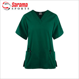 New Style V-neck Medical Scrubs Uniform Wholesale Waterproof Hospital Medical Scrubs for Unisex - Product Image 4