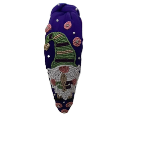 ที่คาดผมลูกปัดลายมาร์ดิกราส์เครื่องประดับผมไข่มุกงานแฮนด์เมดดีไซน์ใหม่สวมใส่ได้ทุกวันดูหรูหรา - Product Image 1