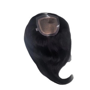 Miraje Topper capillaire pour femme en cheveux Remy indiens, base en soie, ondulations naturelles et profondes, haute densité BD - Product Image 5