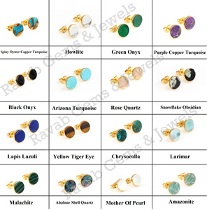 Boucles d'oreilles pendantes fines en argent sterling 925 pour femmes, 10x25mm, ammolite, pierre précieuse en quartz, plaqué or naturel, cadeau mignon pour fiançailles, bijoux - Product Image 4