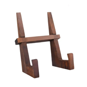 Porte-assiette présentoir meilleure vente support de plaque en bois vaisselle faite à la main fabrication meilleure vente - Product Image 4