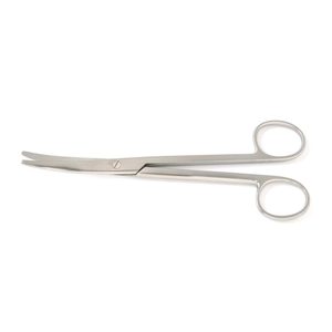 กรรไกรตัดเหล็ก Mayo แบบโค้งกรรไกรใบมีดเอียงขนาด7.2ซม. ปลายโค้งมนกรรไกรผ่าตัดสองโทน - Product Image 1