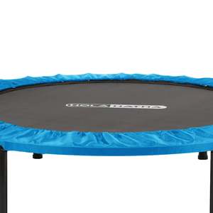 HolaHatha 40 Mini Blue <b>Trampoline</b> Indoor Fitness Rebounder with Adjustable Handle for Kids PVC & Foam Material for Outdoor Use - Product Image 6
