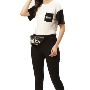 Precio al por mayor, camiseta de mujer hecha a medida, último estilo, ropa informal, camiseta para mujer, ropa - Product Image 4