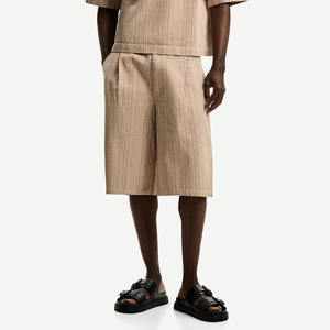 กางเกงขาสั้นลำลองแนวสตรีทผ้าคอตตอนพิมพ์ลายพัฟสำหรับ100% กางเกงขาสั้นออกแบบได้ตามต้องการ - Product Image 5