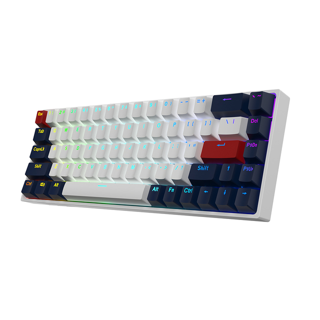 Mini Mechanical Keyboard 60% Ergonomic Design Small Size Design, Compact Layout Keyboard Pc