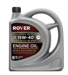 ROVER Advanced CK-4 Heavy Duty Synthetic Blend Anti-Wear Automotive Lubricant SAE 15W-40 <b>Diesel</b> <b>Engine</b> <b>Oil</b> 3 Pack 5 Quart - Product Image 1