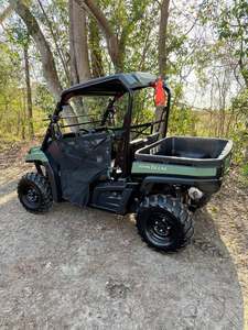Véhicule utilitaire ouvert UTV vert 4 places, Quad Crossover avec benne de chargement, moteur diesel 4 temps, certifié CEE, manuel, pour utilisation agricole et sur sentiers - Product Image 6