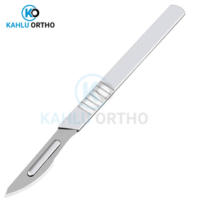 Prix de gros du meilleur fournisseur KAHLU Lames de scalpel en acier inoxydable neuves Poignées à alimentation manuelle Service OEM disponible - Product Image 2