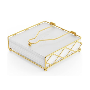 Porte-mouchoirs en laiton attrayant pour décorations de table d'hôtel Clubhouse de bureau porte-mouchoirs en laiton Design élégant - Product Image 5