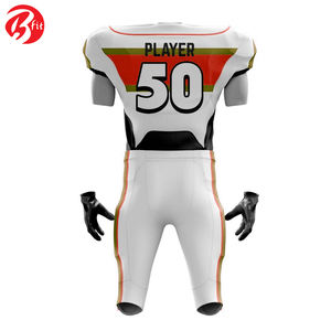 Mejor Material de buena calidad conjunto de uniformes de fútbol camisetas de fútbol americano camiseta de fútbol americano - Product Image 3