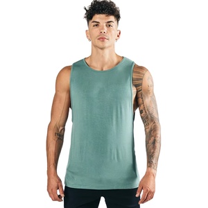Débardeurs pour hommes en coton 100% respirant, tricotés, grande taille, best-seller, service OEM, design décontracté, vêtements de sport du Pakistan - Product Image 1