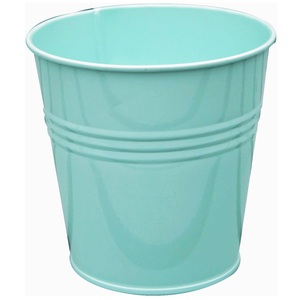 Cubo de cubo de Metal colorido, macetas de flores con asas para el hogar, sala de estar, jardín, macetas y macetas decorativas - Product Image 2