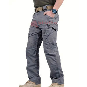 กางเกงผ้าฝ้ายสลิมฟิตสำหรับผู้ชายกางเกงผ้าฝ้ายทำจากโรงงาน - Product Image 2