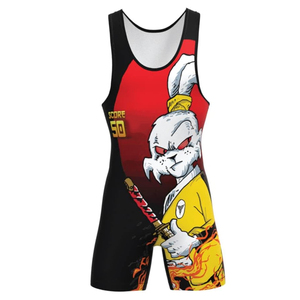 Camiseta de lucha libre juvenil con impresión por sublimación personalizada, ropa deportiva propia para niños - Product Image 5