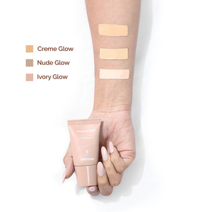 Base de Maquillaje en Crema en Mini Tubo Glow Serum - 18 ml, Maquillaje Líquido Iluminador Vegano de Larga Duración - Product Image 4