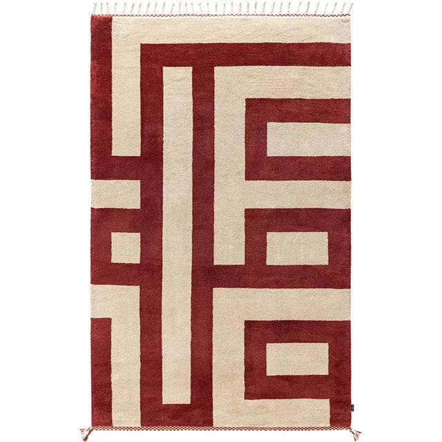 สีเบจ/แดง