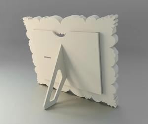 Marco de fotos personalizado con incrustaciones de resina y hueso de madera para decoración, marco de fotos moderno - Product Image 4