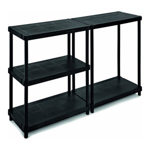 Kit de Estantería Negro 4080 5C con 5 Estantes Encajables de 80x40x173.4cm 1002694 - Product Image 2