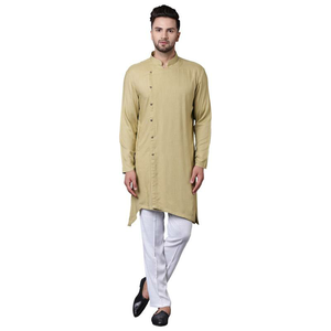 Shalwar Kameez pakistanais respirant en coton modal et soie de haute qualité 2026 – Vêtement musulman moderne été/hiver - Product Image 4