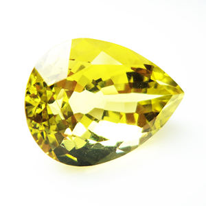 Natural Free Size Lemon Quartz Faceted Cutting Smooth Pear Shape Loose Gemstone for Jewelry Making From Indian New Manufacturer - Product Image 2