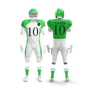 Uniforme de football américain sur mesure en gros |   Tenue de football d'équipe avec maillot et pantalon |   Vêtements de sport en polyester respirant - Product Image 2