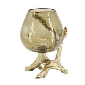 Bougeoir artisanal artistique pour une décoration d'intérieur remarquable, idéal pour les fêtes élégantes et la décoration de la maison pour Noël - Product Image 5