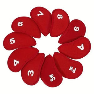 <b>Golf</b> Iron <b>Cover</b> with Embroidered Logo Protective Club Cap for Practice Supplies <b>Head</b> <b>Covers</b> - Product Image 1
